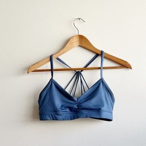 Alo Yoga Blue Sunny Strap Bra - S